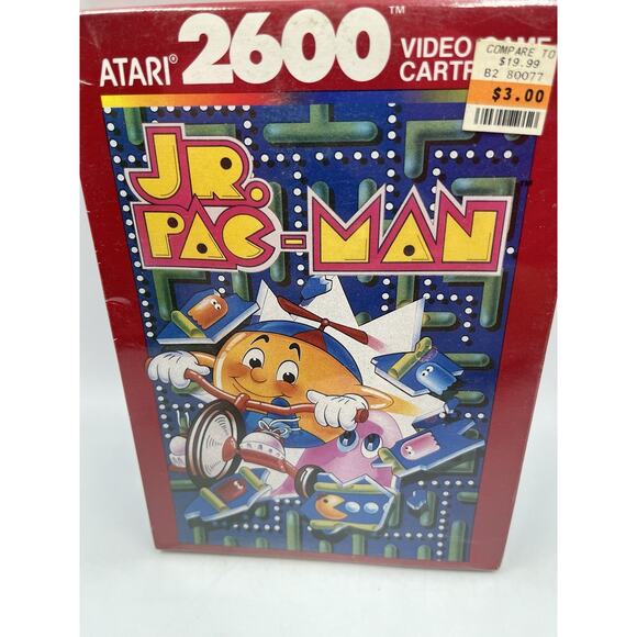 Pac-Man Jr. (Atari 2600, 1984) Brand New Sealed! - Picture 2 of 10